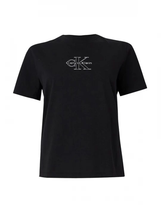 Foto van product Calvin Klein Jeans Shirt 'Monologo' zwart / wit