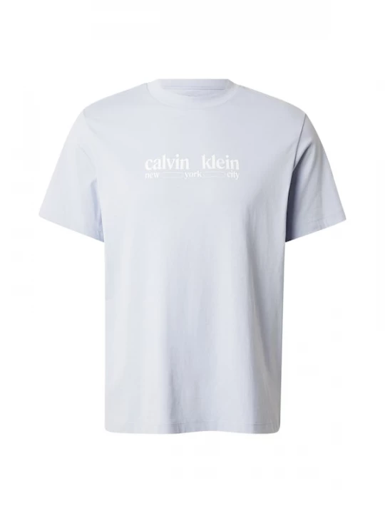 Foto van product Calvin Klein Jeans Shirt 'NYC' pastellila / wit