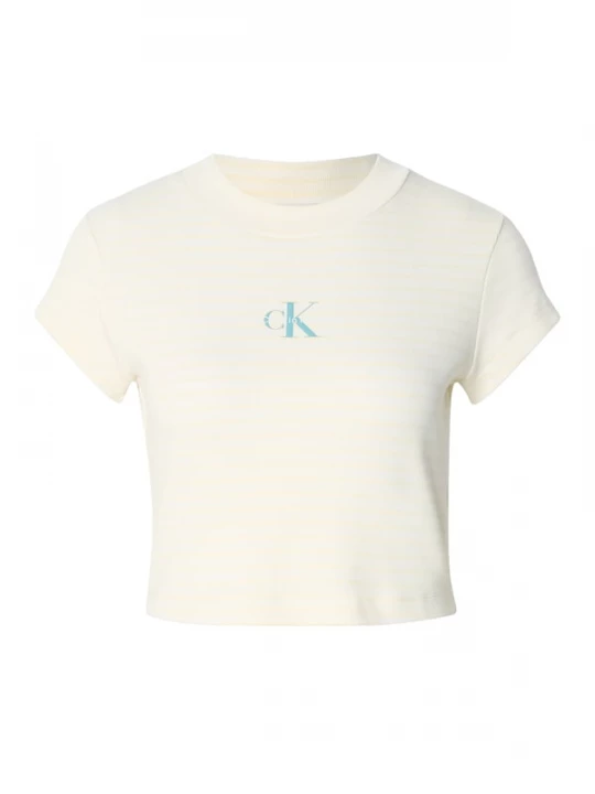 Foto van product Calvin Klein Jeans Shirt pasteelgeel / lichtgeel