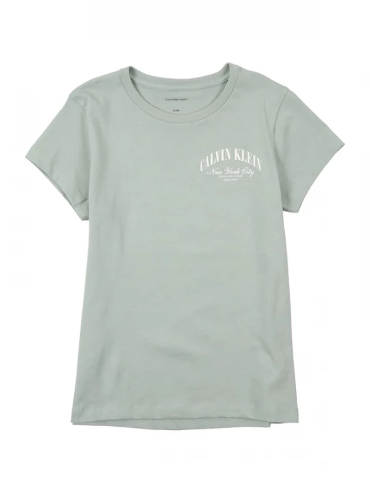 Foto van product Calvin Klein Jeans Shirt pastelgroen / wit
