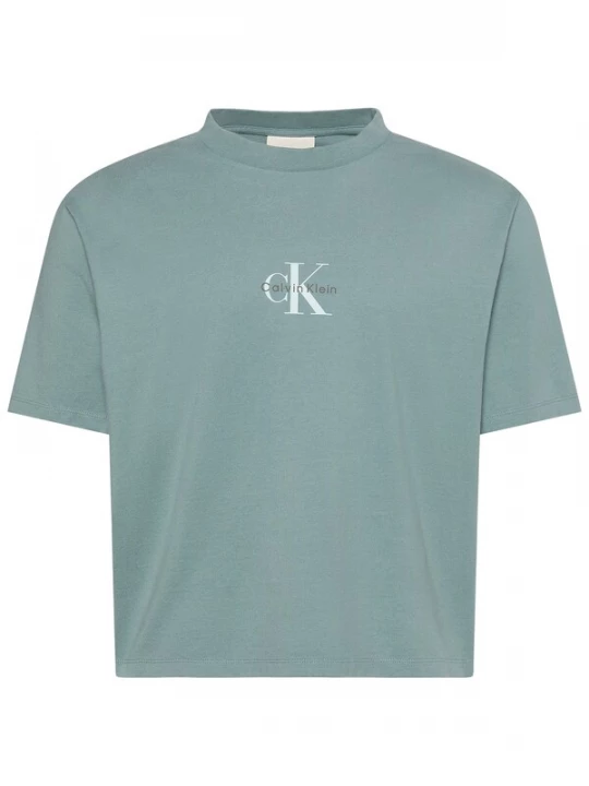 Foto van product Calvin Klein Jeans Shirt pastelgroen / zwart / wit