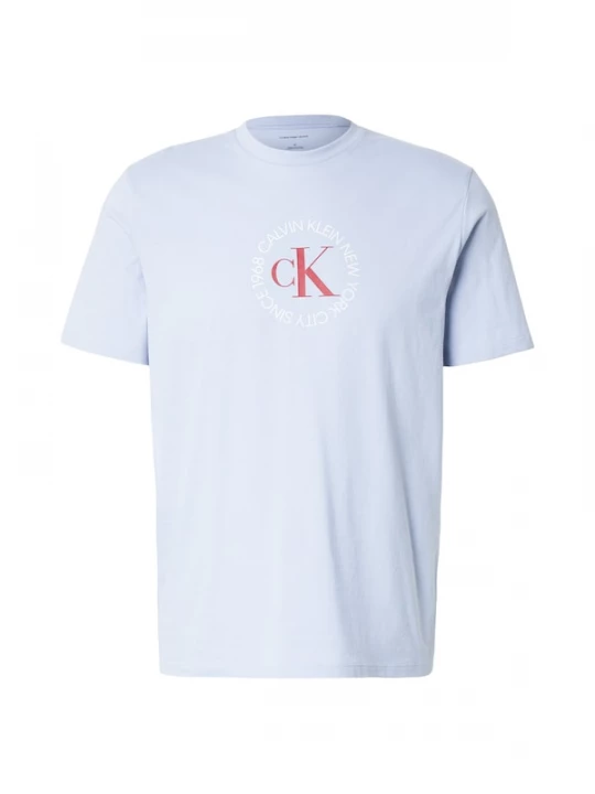 Foto van product Calvin Klein Jeans Shirt pastellila / donkerrood / wit