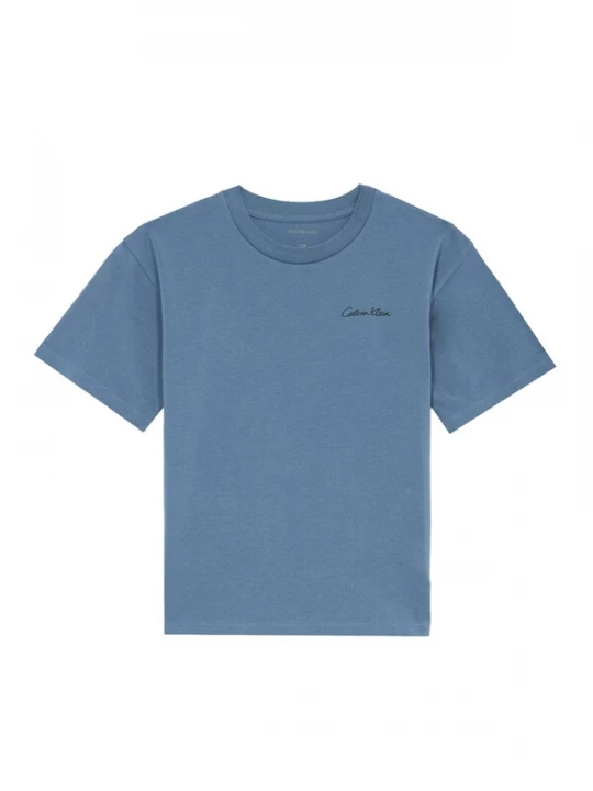 Foto van product Calvin Klein Jeans Shirt 'POLAROID' saffier / lichtblauw / zwart / wit