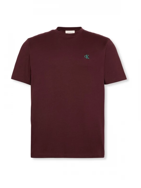 Foto van product Calvin Klein Jeans Shirt roestbruin / lichtgroen