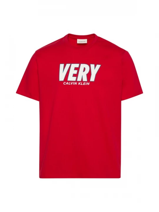 Foto van product Calvin Klein Jeans Shirt rood / wit