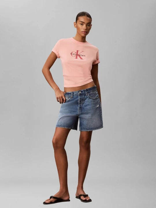 Foto van product Calvin Klein Jeans Shirt rosa / rood / zwart