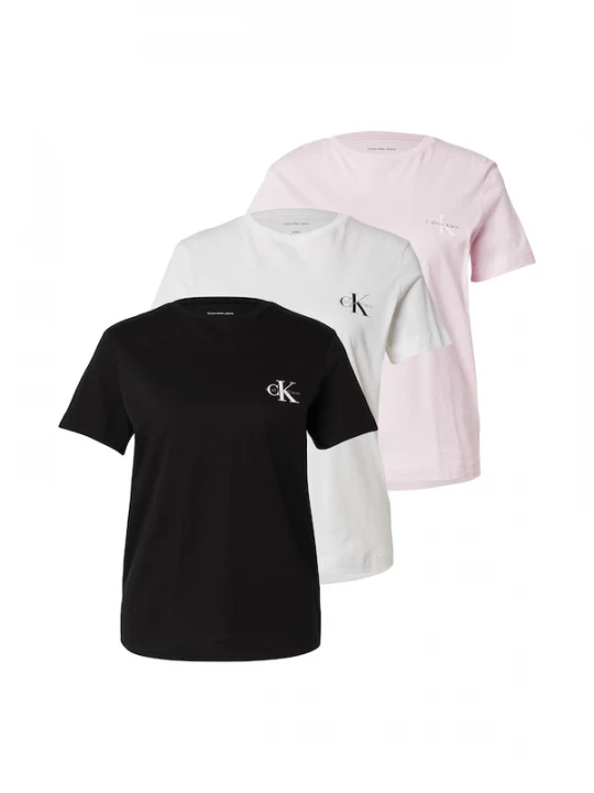 Foto van product Calvin Klein Jeans Shirt rosa / zwart / wit