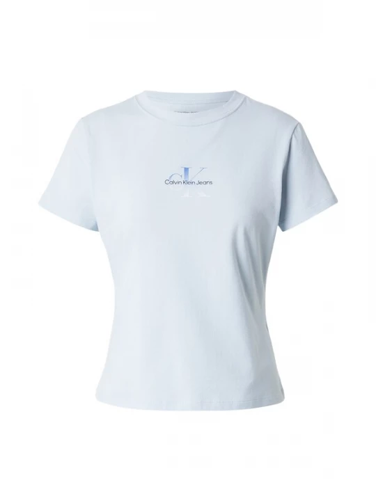 Foto van product Calvin Klein Jeans Shirt royal blue / koningsblauw / pastelblauw / zwart / wit