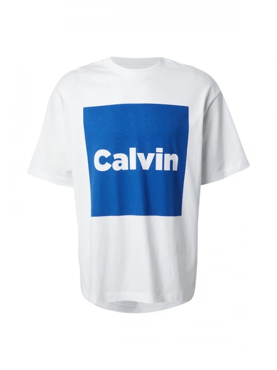 Foto van product Calvin Klein Jeans Shirt royal blue / koningsblauw / wit