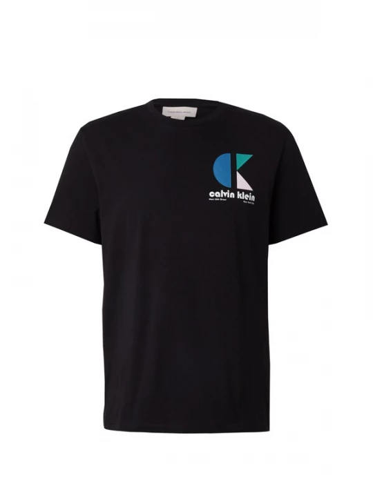 Foto van product Calvin Klein Jeans Shirt saffier / mintgroen / zwart / wit