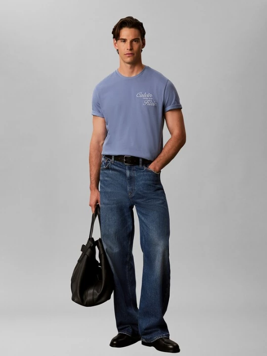 Foto van product Calvin Klein Jeans Shirt saffier / wit