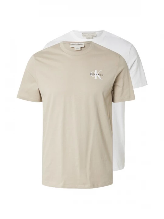 Foto van product Calvin Klein Jeans Shirt taupe / wit