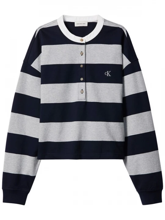 Foto van product Calvin Klein Jeans Shirt 'Varsity' blauw / grijs