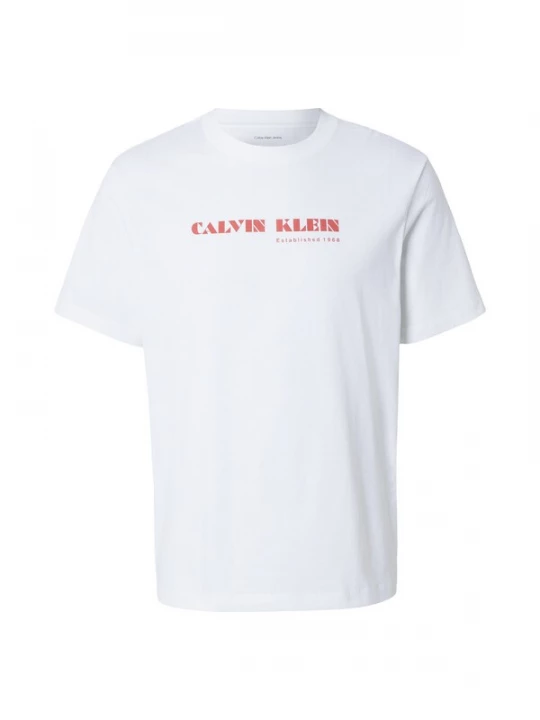 Foto van product Calvin Klein Jeans Shirt watermeloen rood / wit