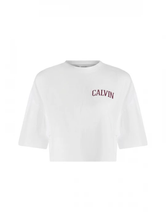 Foto van product Calvin Klein Jeans Shirt wijnrood / wit