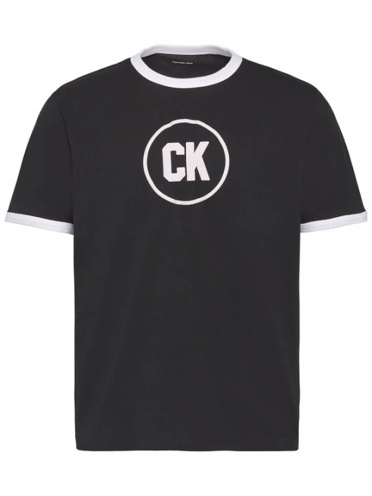 Foto van product Calvin Klein Jeans Shirt zwart / offwhite