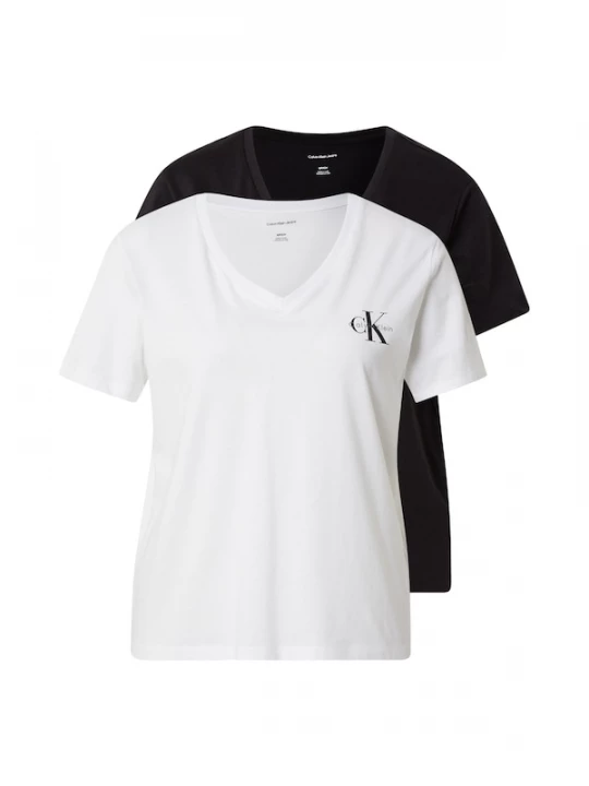 Foto van product Calvin Klein Jeans Shirt zwart / offwhite