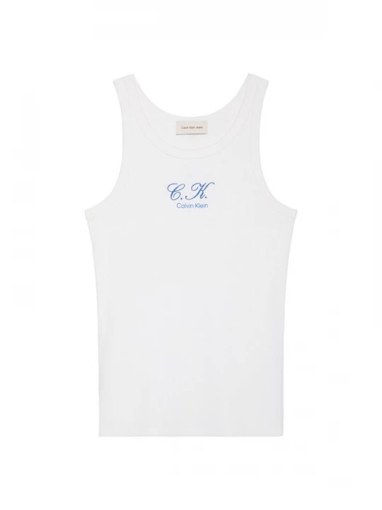 Foto van product Calvin Klein Jeans Top blauw / wit