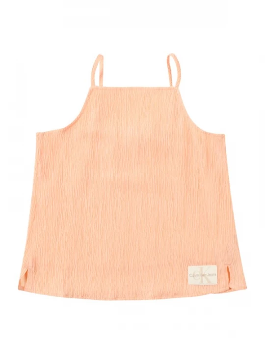 Foto van product Calvin Klein Jeans Top grijs / zalm roze / offwhite