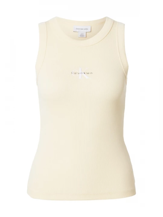 Foto van product Calvin Klein Jeans Top lichtgeel / zwart / wit