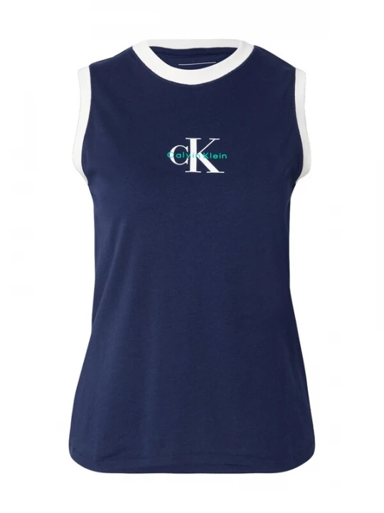 Foto van product Calvin Klein Jeans Top navy / turquoise / wit