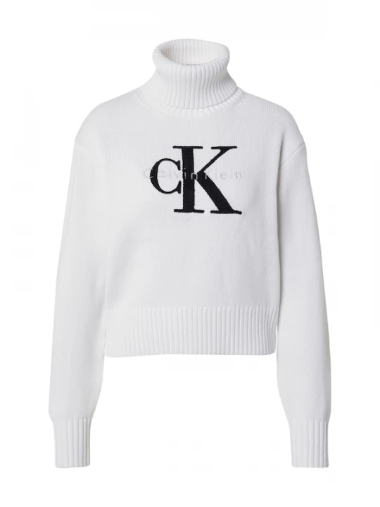 Foto van product Calvin Klein Jeans Trui 'Chenille' zwart / wit