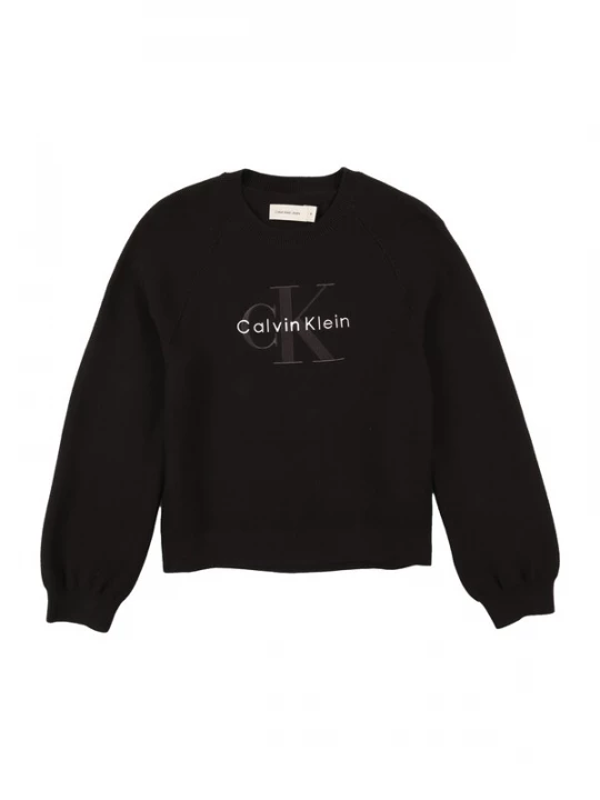 Foto van product Calvin Klein Jeans Trui donkergrijs / zwart / wit