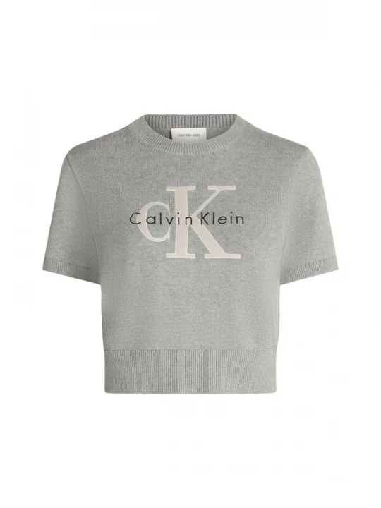 Foto van product Calvin Klein Jeans Trui grijs / greige / zwart