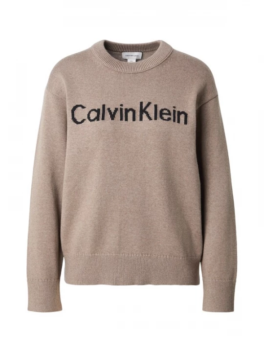 Foto van product Calvin Klein Jeans Trui lichtbruin / zwart