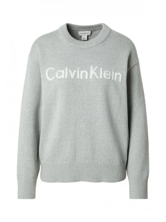 Foto van product Calvin Klein Jeans Trui lichtgrijs / wit