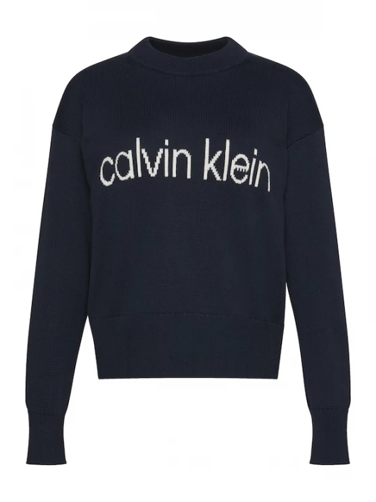 Foto van product Calvin Klein Jeans Trui navy / wit