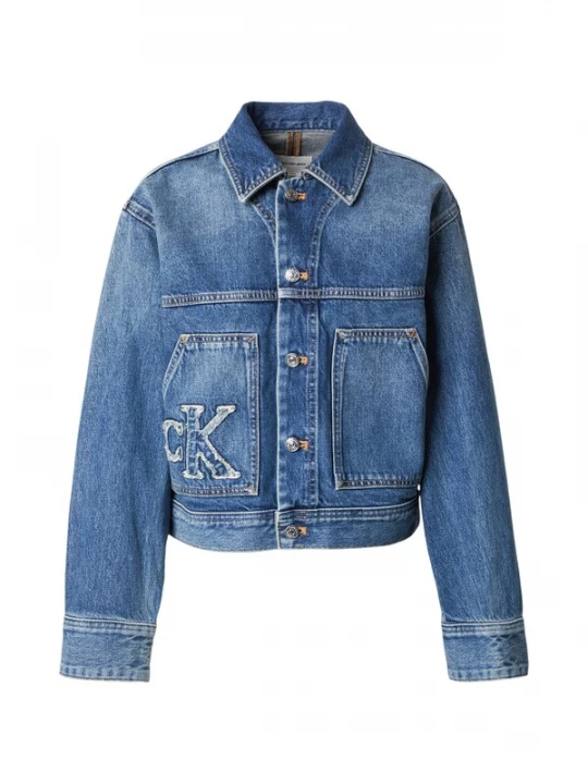Foto van product Calvin Klein Jeans Tussenjas blauw denim