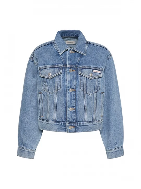 Foto van product Calvin Klein Jeans Tussenjas blauw denim