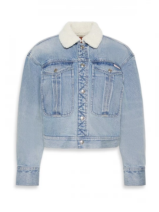 Foto van product Calvin Klein Jeans Tussenjas blauw denim