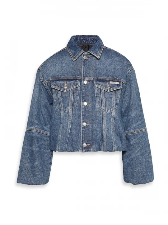 Foto van product Calvin Klein Jeans Tussenjas blauw denim