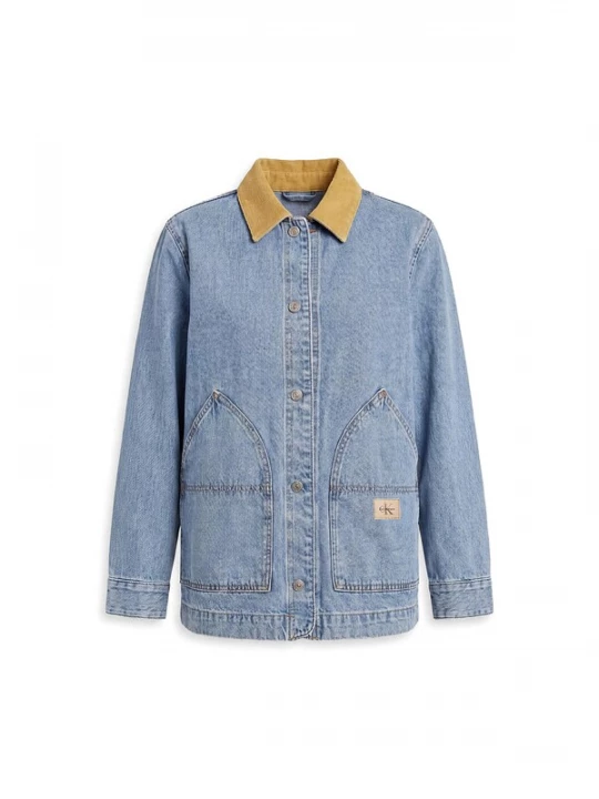 Foto van product Calvin Klein Jeans Tussenjas blauw denim