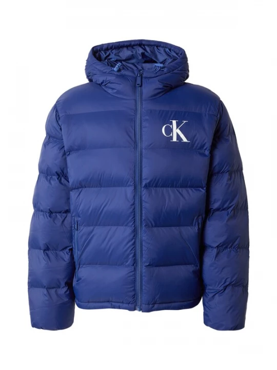 Foto van product Calvin Klein Jeans Winterjas donkerblauw / wit