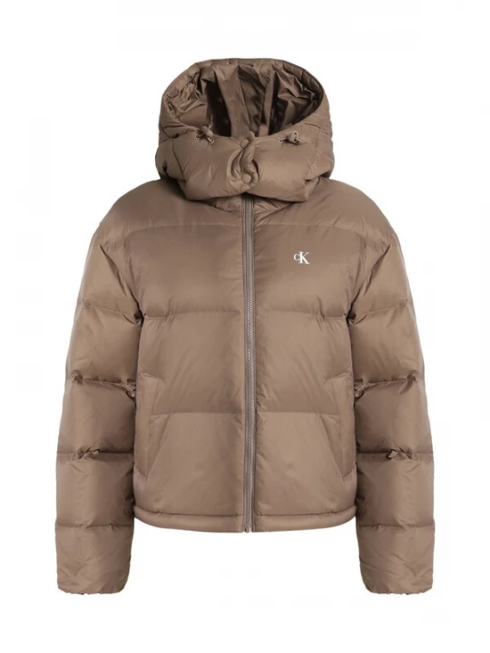 Foto van product Calvin Klein Jeans Winterjas 'ESSENTIAL' brokaat / wit