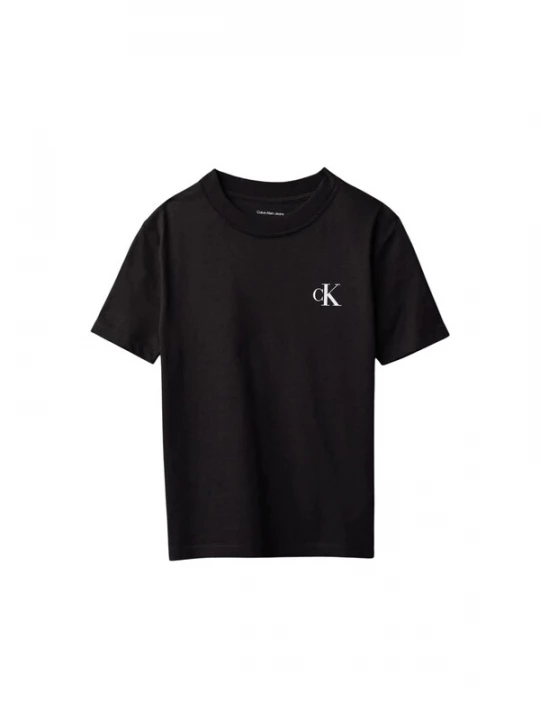 Foto van product Calvin Klein Kids Shirt 'CALVIN KLEIN JEANS kids CHEST MONO LOGO SS T-SHIRT T-SHIRT' zwart