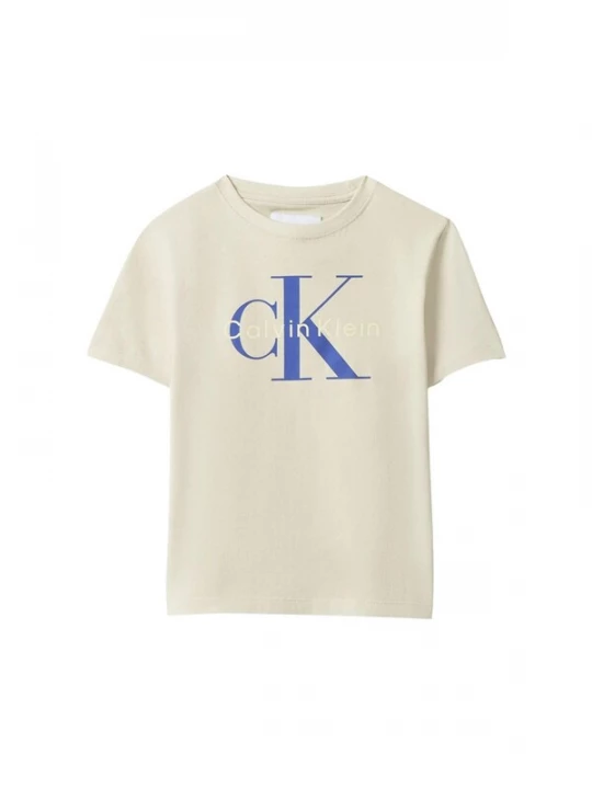 Foto van product Calvin Klein Kids Shirt 'CK MONO LOGO SS T-SHIRT' beige
