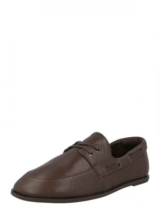 Foto van product Calvin Klein Mocassins 'Pebble-grain' donkerbruin