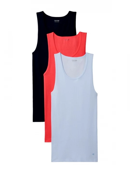 Foto van product Calvin Klein Onderhemd rood / zwart / wit
