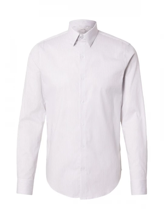 Foto van product Calvin Klein Overhemd grijs / wit