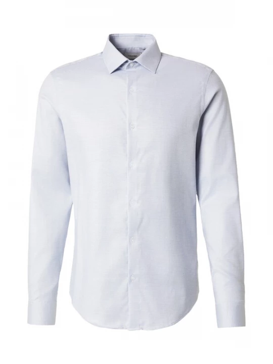 Foto van product Calvin Klein Overhemd pastelblauw / donkergrijs