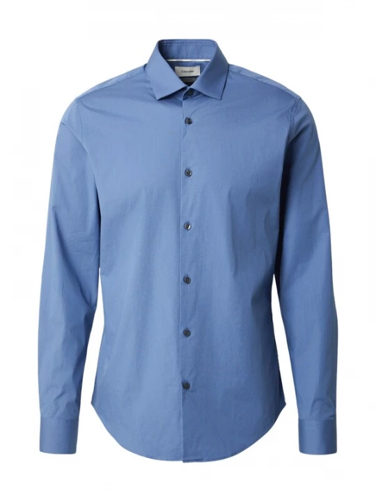 Foto van product Calvin Klein Overhemd 'Slim Fit Solid Stretch' blauw