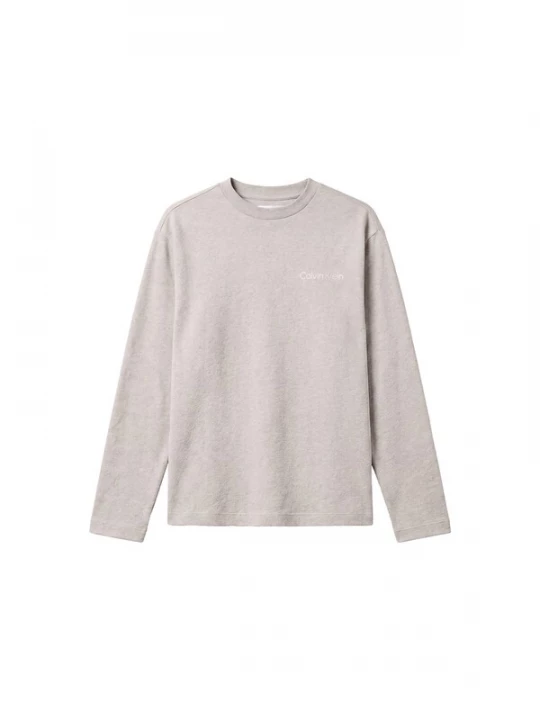 Foto van product Calvin Klein Pyjama lang 'Cotton Classics' grijs gemêleerd