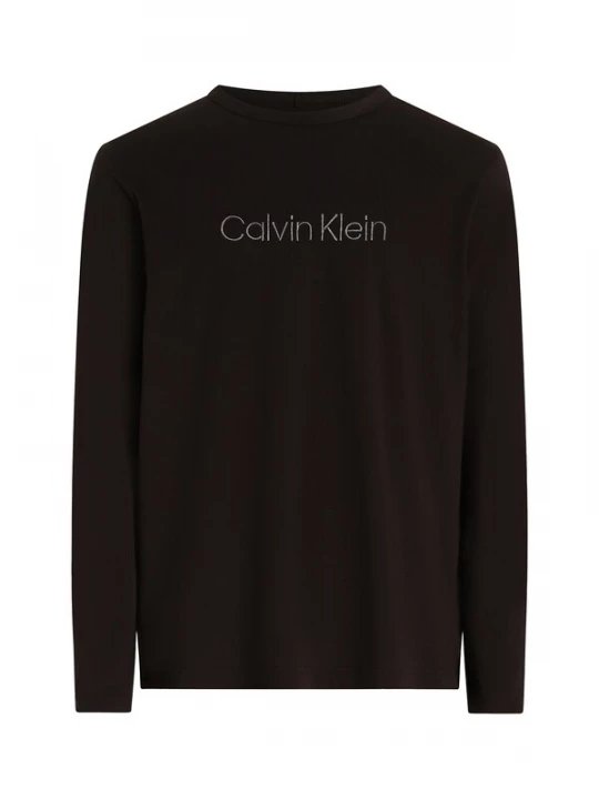 Foto van product Calvin Klein Pyjama lang zwart / wit
