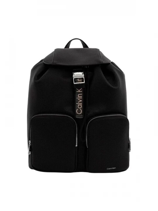 Foto van product Calvin Klein Rugzak 'WEBBING STRAP FLAP B?ACKPACK LV04F3645G' zwart