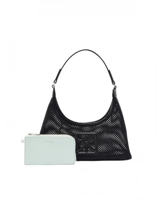 Foto van product Calvin Klein Schoudertas azuur / zwart