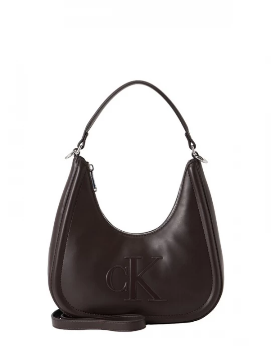 Foto van product Calvin Klein Schoudertas 'BOLD' donkerbruin